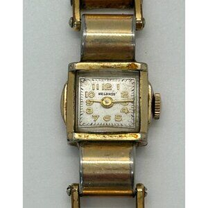 Vintage Helbros Womens 10K RGP Wristwatch 1/20 12K GF Band Non-Functioning